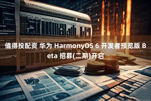 值得投配资 华为 HarmonyOS 6 开发者预览版 Beta 招募(二期)开启